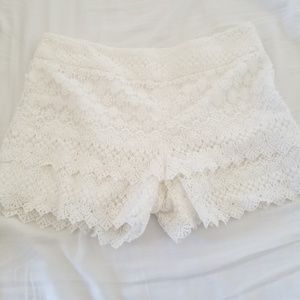 Loft lace shorts